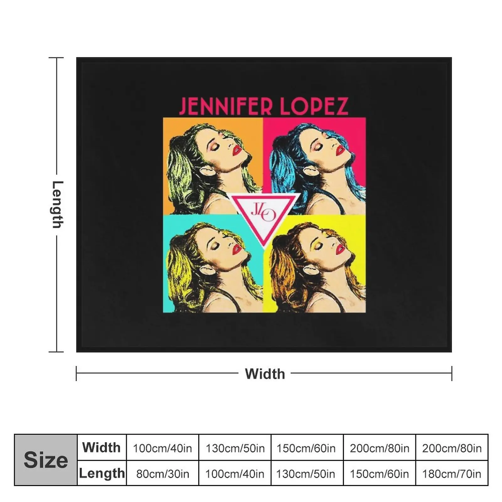 Jennifer Lopez Throw Blanket Personalized Gift christmas decoration Shaggy Blankets