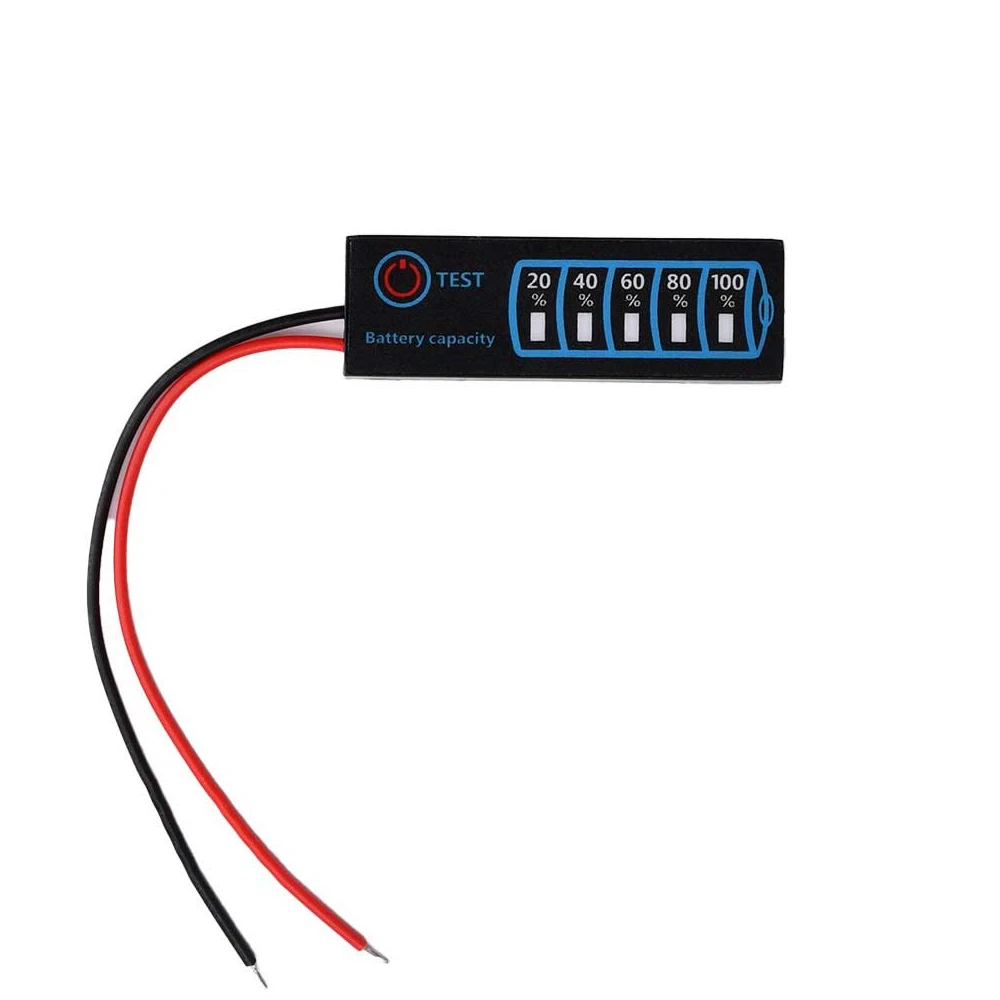 DC5V-30V 2-8S Battery Level Indicator Li-ion Battery Li-Fe-Phosphate Battery Capacity Display Tester