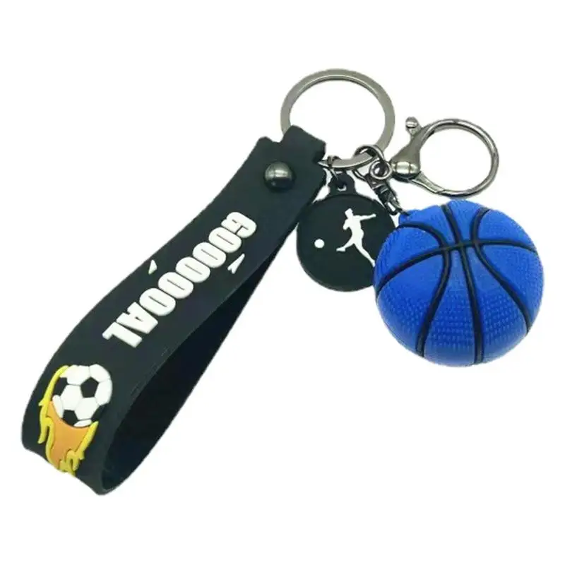 

Cartoon Small Basketball Key Chain Pendant Keychain Fan Commemorative Bag Backpack Car Keychain Schoolbag Accessories Gift