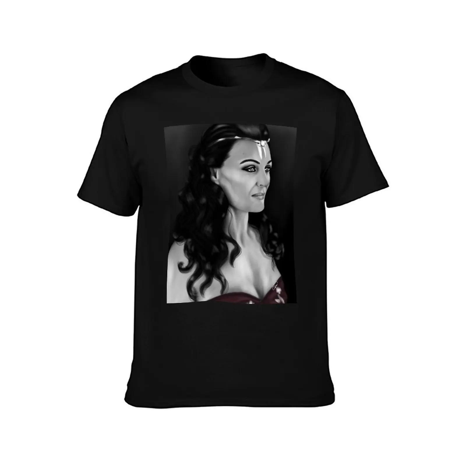 Beltane Sarah Alder T-Shirt, Summer Casual Cotton Tee, Oversized Streetwear Tops, Vintage Graphic Print, Loose Fit Short Sleeve