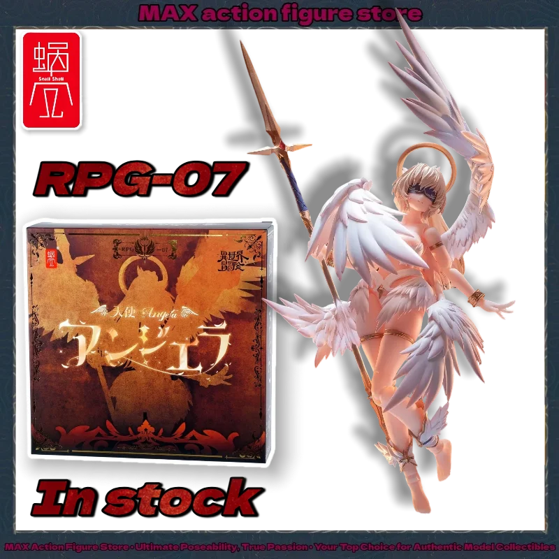 In Stock: Snail Shell RPG-07 Angel Angela 1/12 Scale Pre-Painted Action Figure Full Articulated Collectible Model
