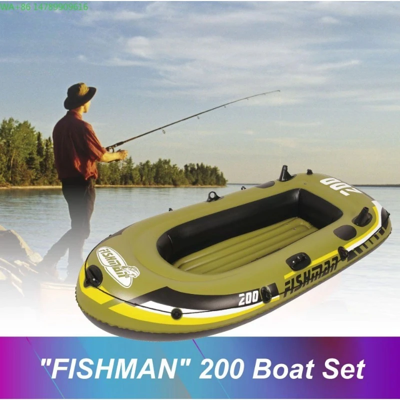 

JILONG fishing set inflatable water rowing thickened wear-resistant life-saving kayak assault