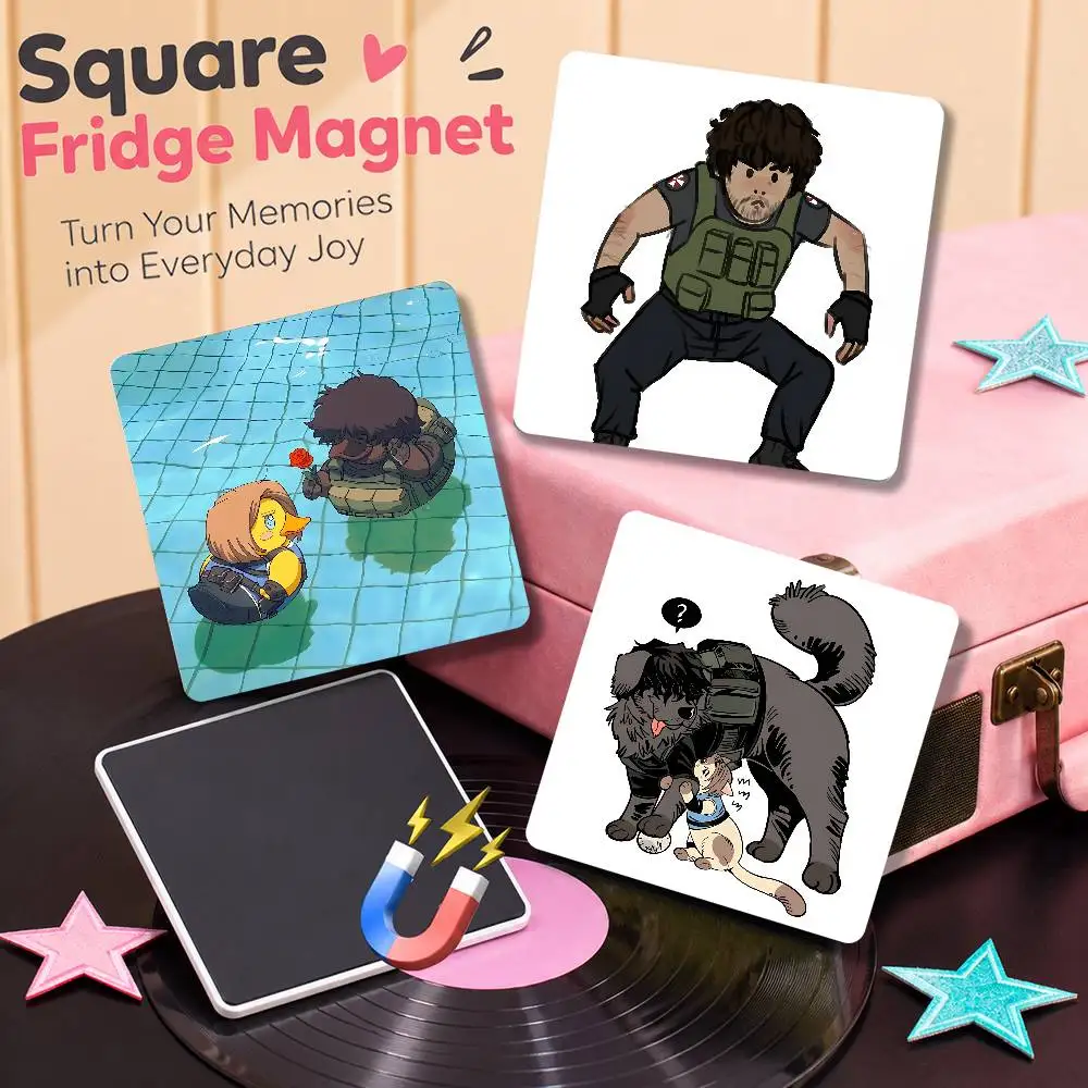 For Resident Evil Carlos Oliveira Magnetic Refrigerator Magnets Cute And Creative Refrigerator Magnets Souvenirs And Gifts