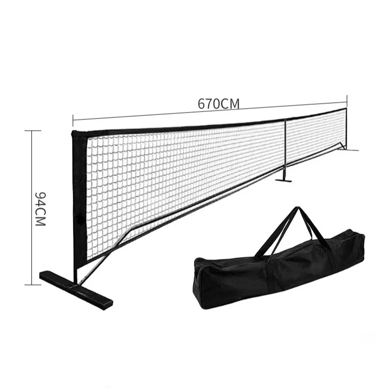 Detachable Pickleball Net Outdoor Practice Pickleball Net Beginners Training Indoor Pickleballs Nets Portable Sports Equipment