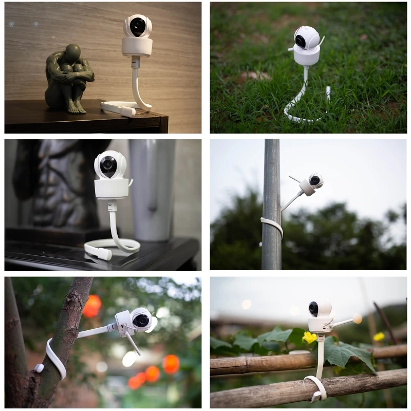 Держатель для телефона в форме гусиной шеи силиконовый креативный кронштейн для селфи в виде змеи кронштейн для кроватки кронштейн для монитора ребенка без отверстий