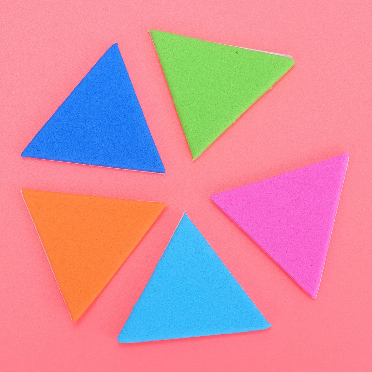 

1000Pcs Colorful Eva Geometric Figure Stickers Kids DIY Adhesive Craft Scrapbook Manual Enlightenment Cognition Children