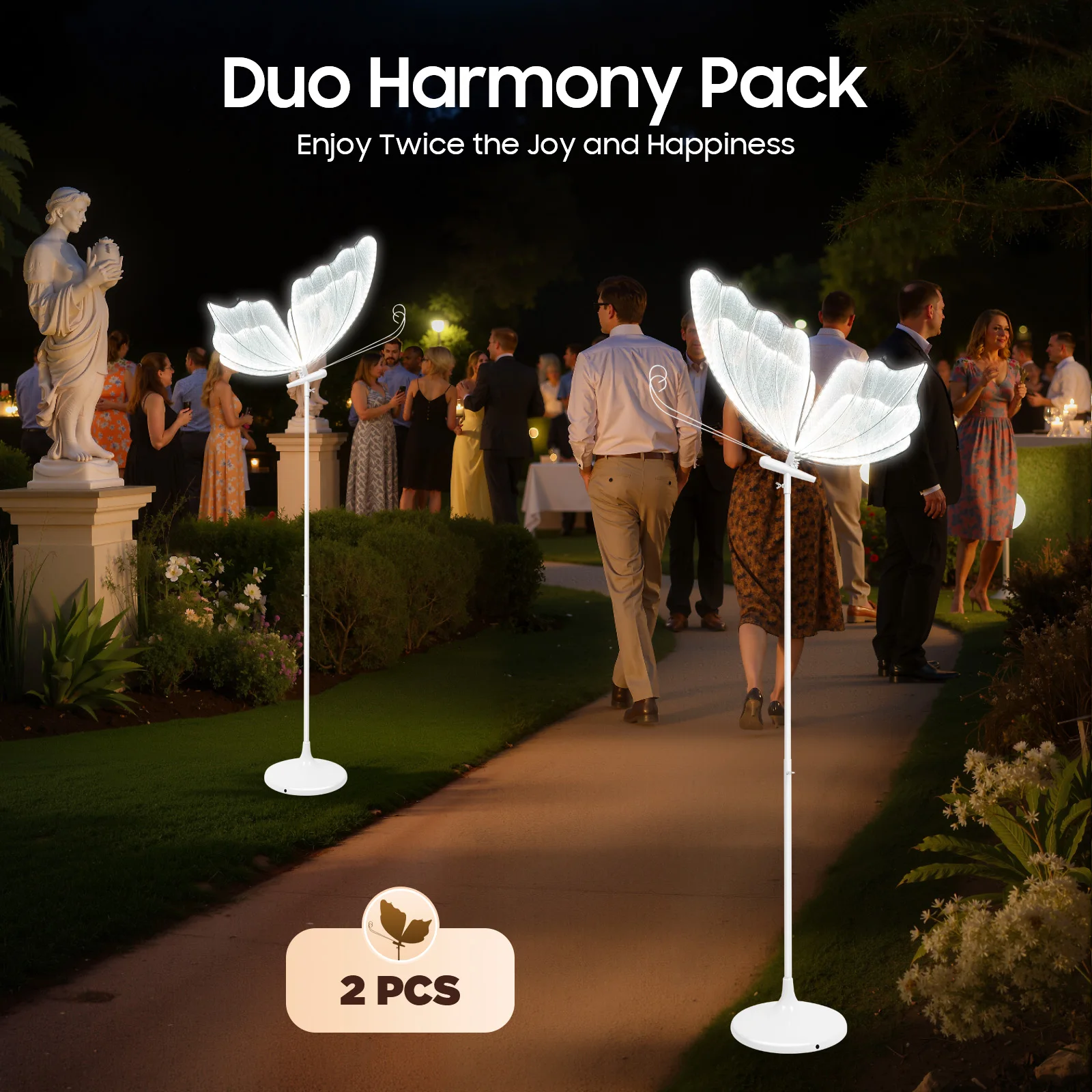 

2 шт. свадебный светодиодный торшер с бабочкой, подвесной светильник с бабочкой, романтический подвесной декоративный реквизит для свадебной вечеринки, Рождества