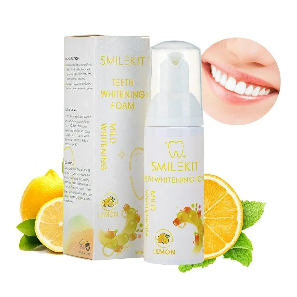 

Mint Teeth Whitening Mousse Removal Macular Removal Smoke Stains Removal Dirt Brightening Clean Mouth Fresh Breath