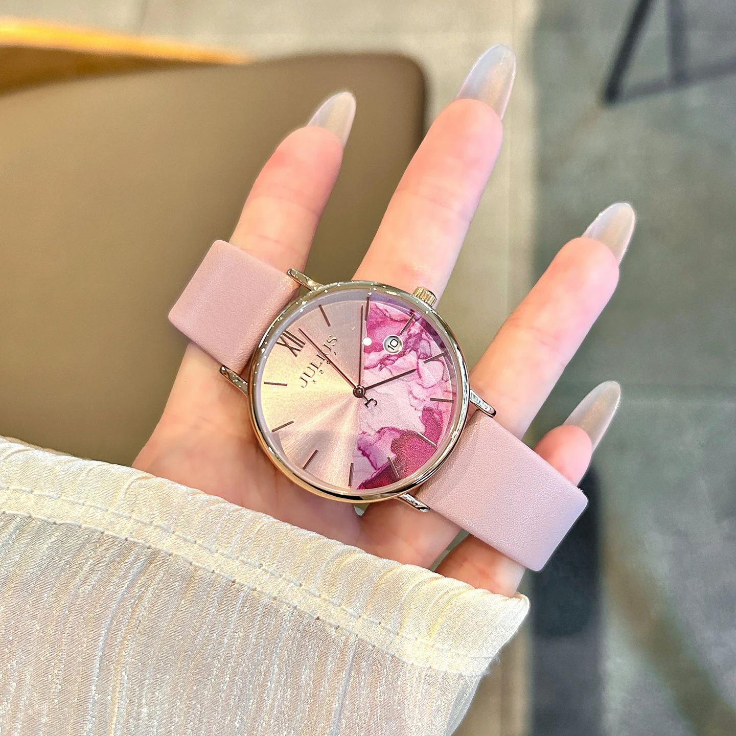 

New Women'S Watches 2026 New Luxury Large Dial Design Student Quartz Watches For Women, Suitable For Women, Women'S Accessories.