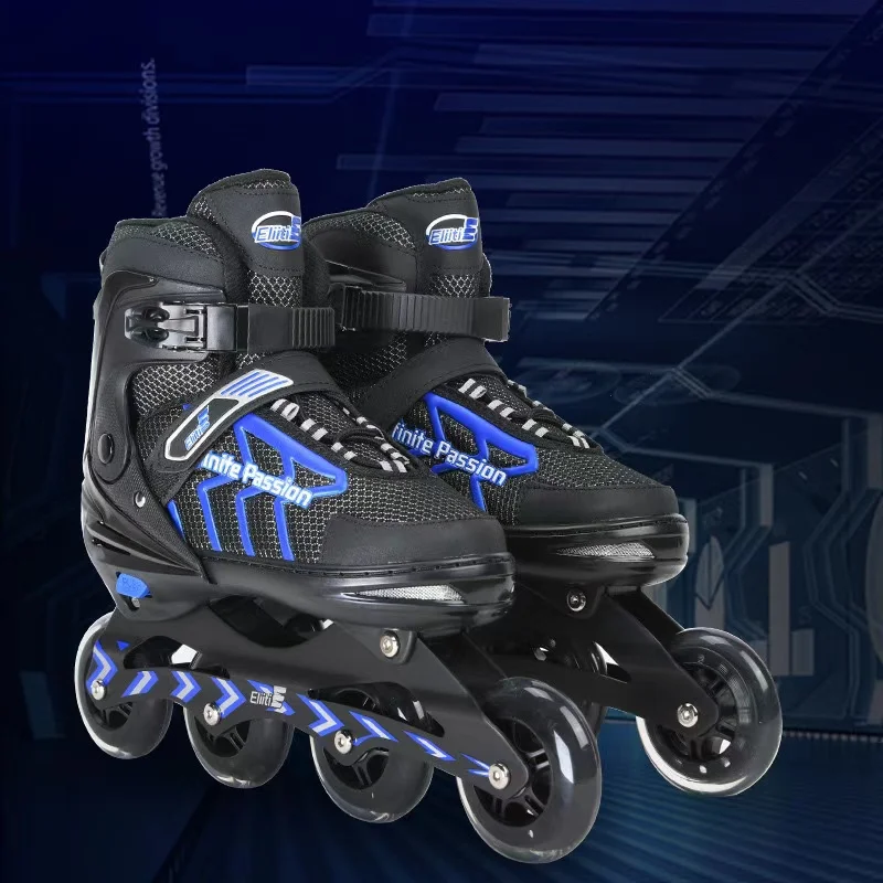 Adjustable Inline Roller Skate Shoes Professional Flashing Sliding Sneaker Outdoor Racing Speed Skating Four-wheel Sneakers Gift