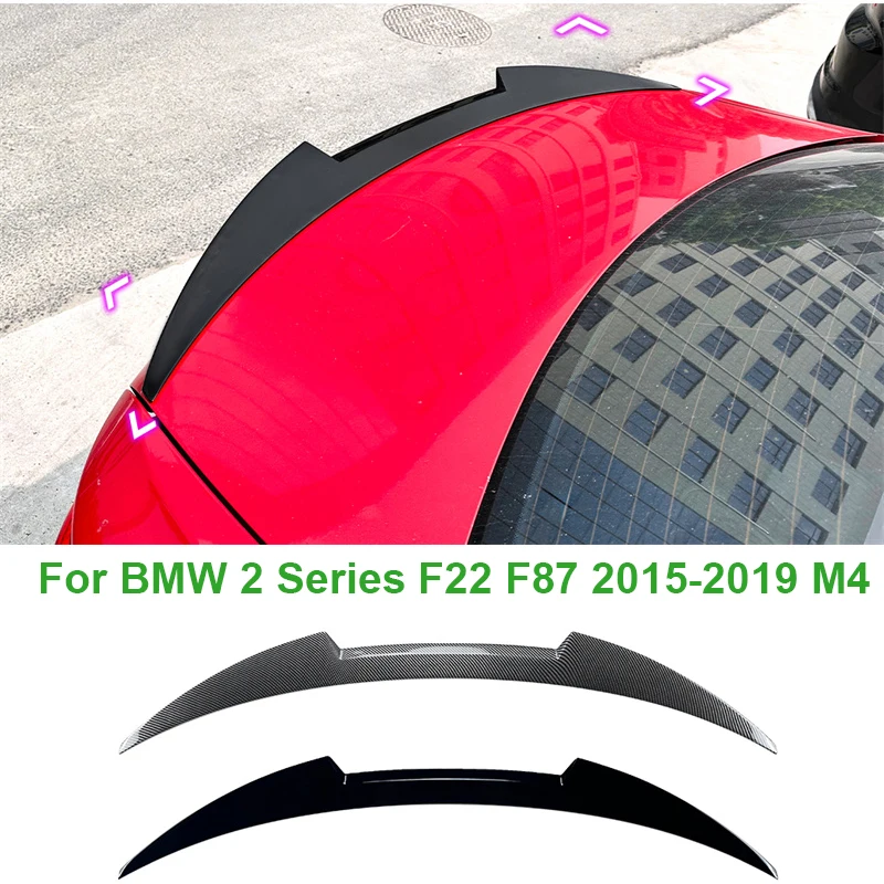 

Глянцевая Автомобильная фоторамка для BMW 2 серии F22 F87 2015 - 2019 M4 задняя дверь разделитель спойлер 2018 2017 2016
