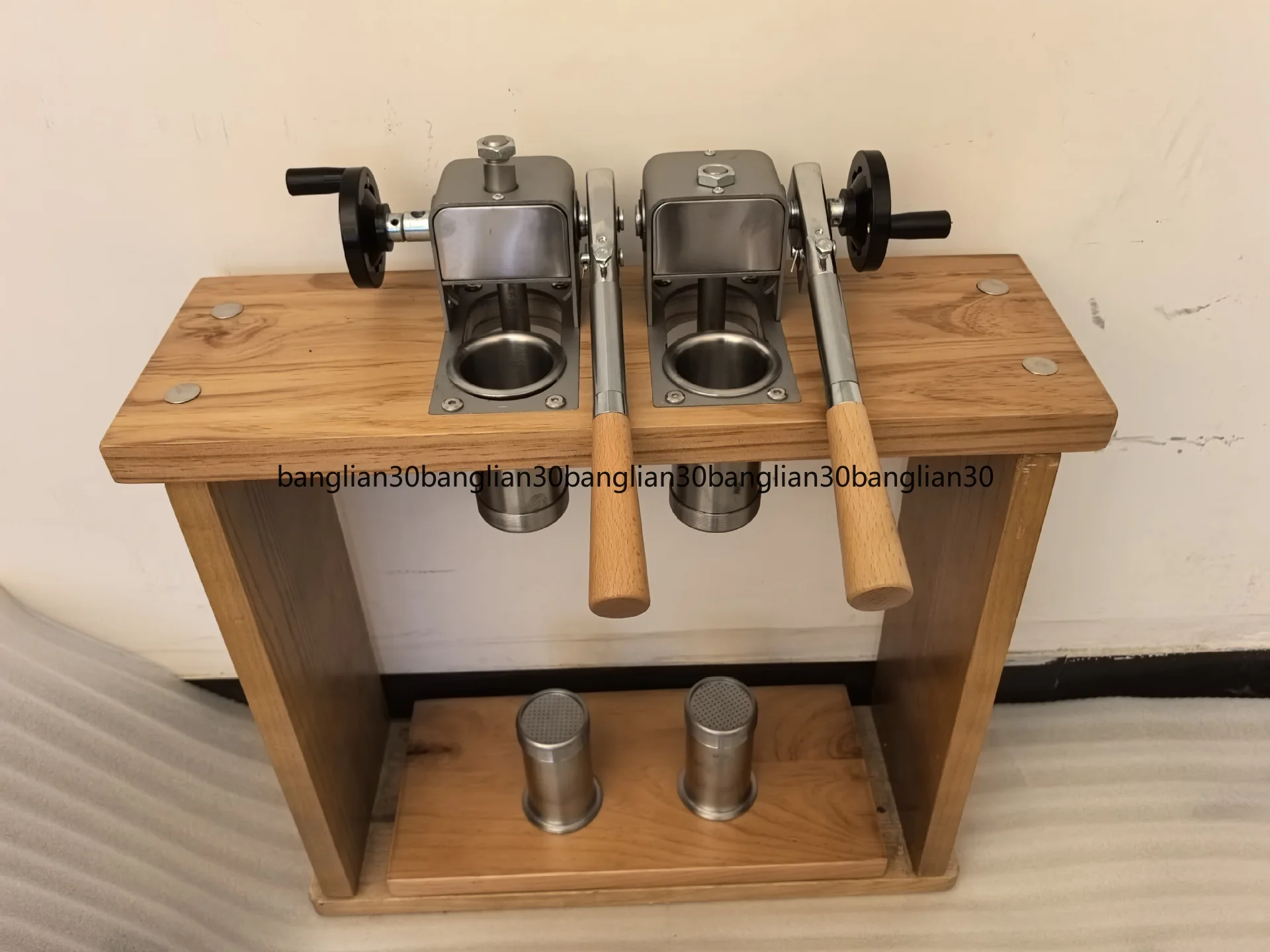 Manual Mont Blanc Pressed Chestnut Cup Ice Cream Machine