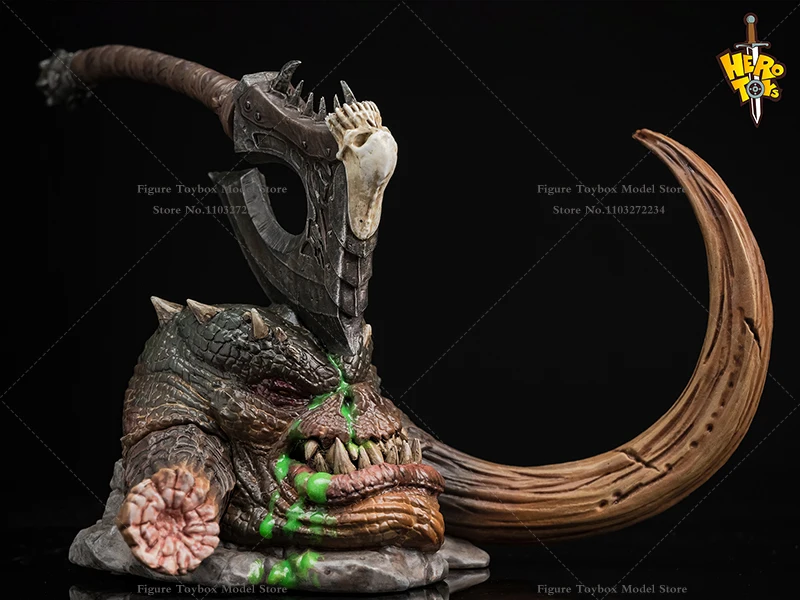 

Hero Toys 1/10 Orc Warrior Action Figure - 7-inch Chief Warrior of the Horde Ornamental Platform Full Set Collectible Model Gift