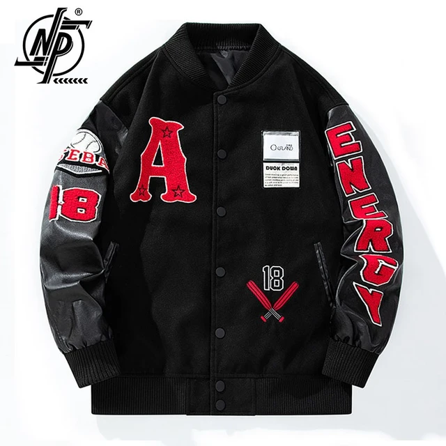 Autumn Heavy Industry Embroidery Baseball Jacket Men Women High Street Loose Varsity Jackets Bomber College Coats Unisex AliExpress
