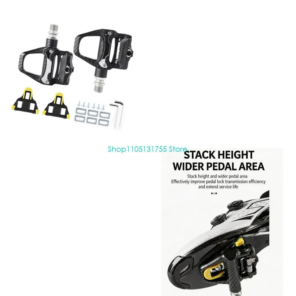 k0ef-unita-clip-in-per-ciclismo-con-tacchette-incluse-area-contatto-del-telaio-aperto-controllo-della-tensione