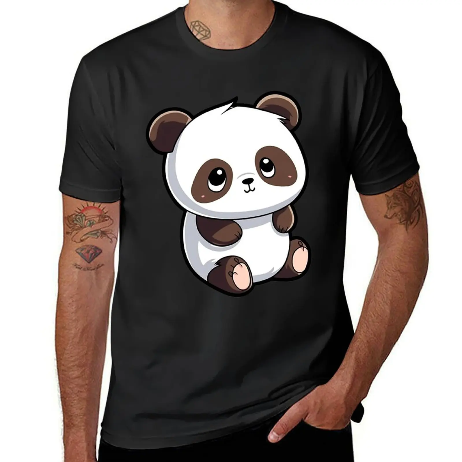

Cute Baby Panda 01 T-Shirt korean fashion cute clothes kawaii clothes plain t shirts men