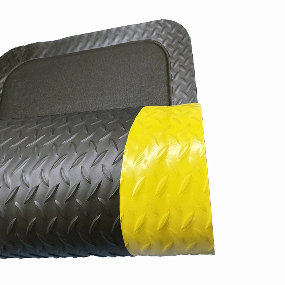 2025 Tappetini antifatica Tappetino antiscivolo in schiuma PVC industriale Suface + PVC