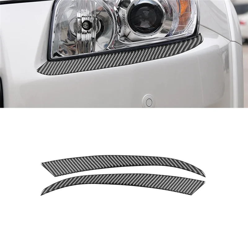 

Для Toyota RAV4 2006-2012 внешняя фара из углеродного волокна, крышка для бровей и век, аксессуары для отделки