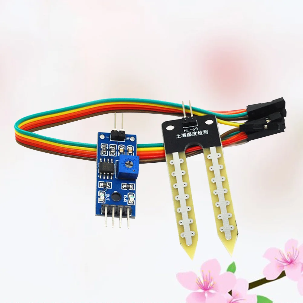 

Soil Moisture Sensor Adjustable Sensitivity Dual Output Watering System Hygrometer Humidity Meter Plant Care Indoor Outdoor