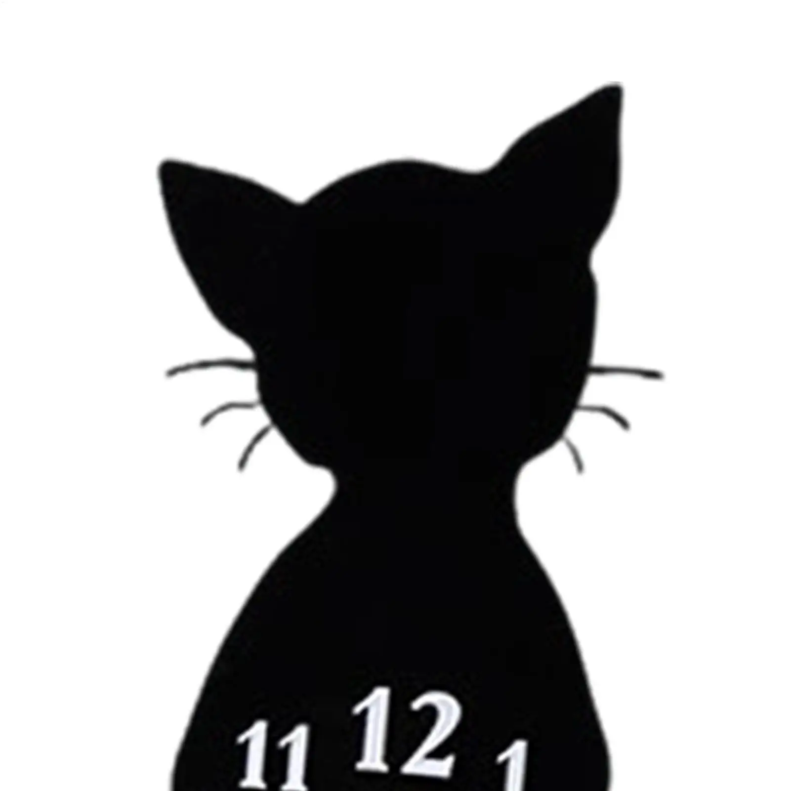 

Милые настенные часы с изображением кошки и поворотным хвостом, настенные часы на батарейках для общежития, отеля, ресторана, аренда бизнеса