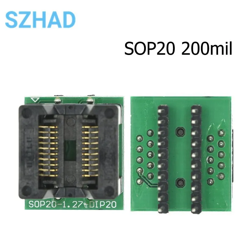 Burning Socket SOP814/16/18/20/24/28 to DIP 150/200/208/300 mil Wide Narrow Chip Programmer Adapter IC Conversion Test Socket