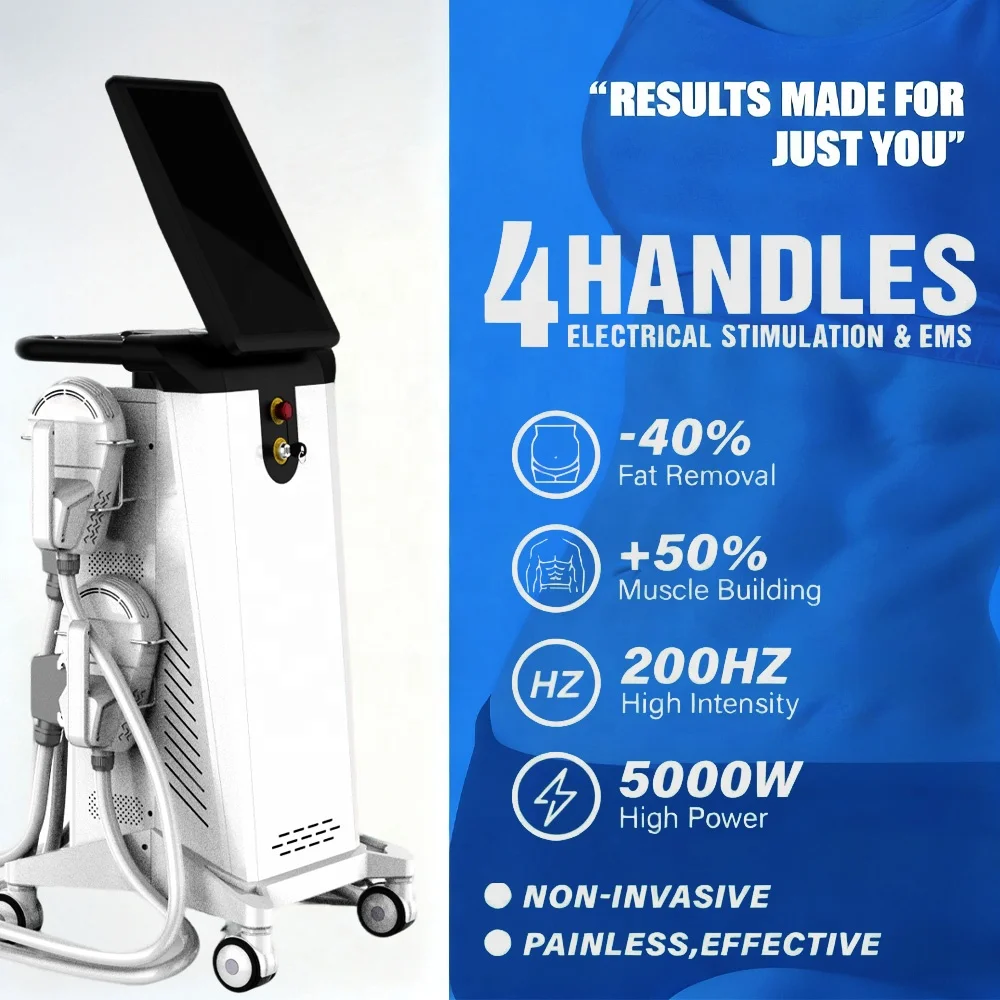 Renasculpt Latest 6000W EMS Electrical Muscle Stimulation Body Sculpting Shaping Machine Price
