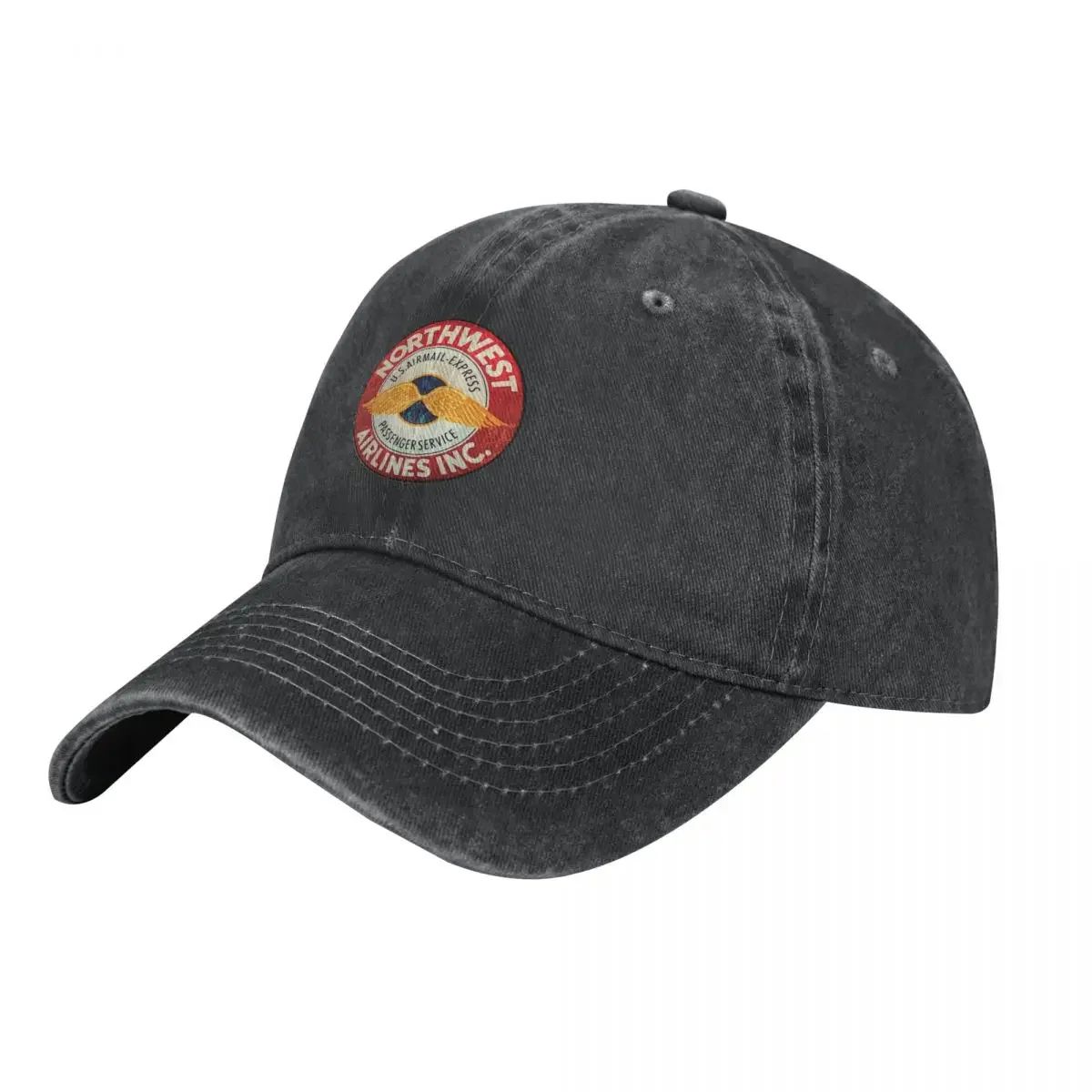 Northwest Airlines Cowboy Hat black Golf Cap Mens Women's