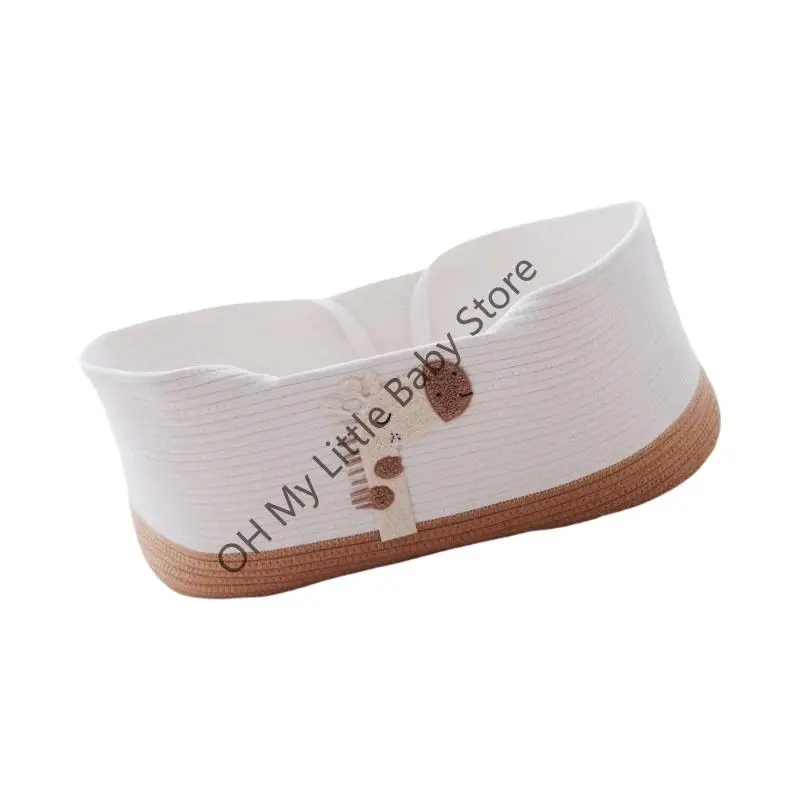 سرير أطفال M76C سهل الاستخدام من القطن المنسوج يدويًا، سرير مضغوط لحديثي الولادة، قماش مريح للاستخدام الداخلي والخارجي #5