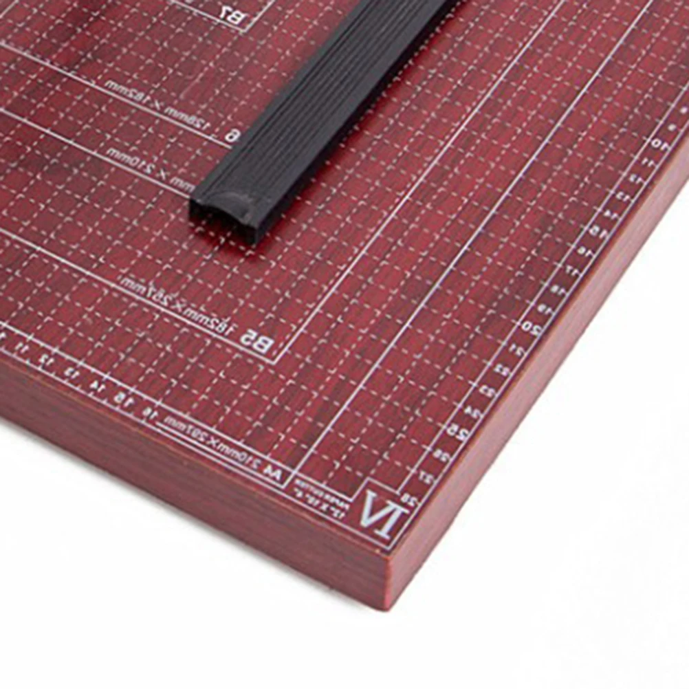 ماكينة قطع الورق مقصلة الصور مقاس A4، قاعدة شبكية شديدة التحمل، ماكينة تشذيب الورق القابلة للتعديل للاستخدام الاحترافي للمكتب المنزلي #4