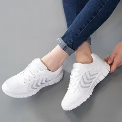 Maogu Women's Shoes Autumn 2023 New Comfortable Light Breathable Mesh Sneakers Women Shoe White Sneakers Casual Woman Flats Men