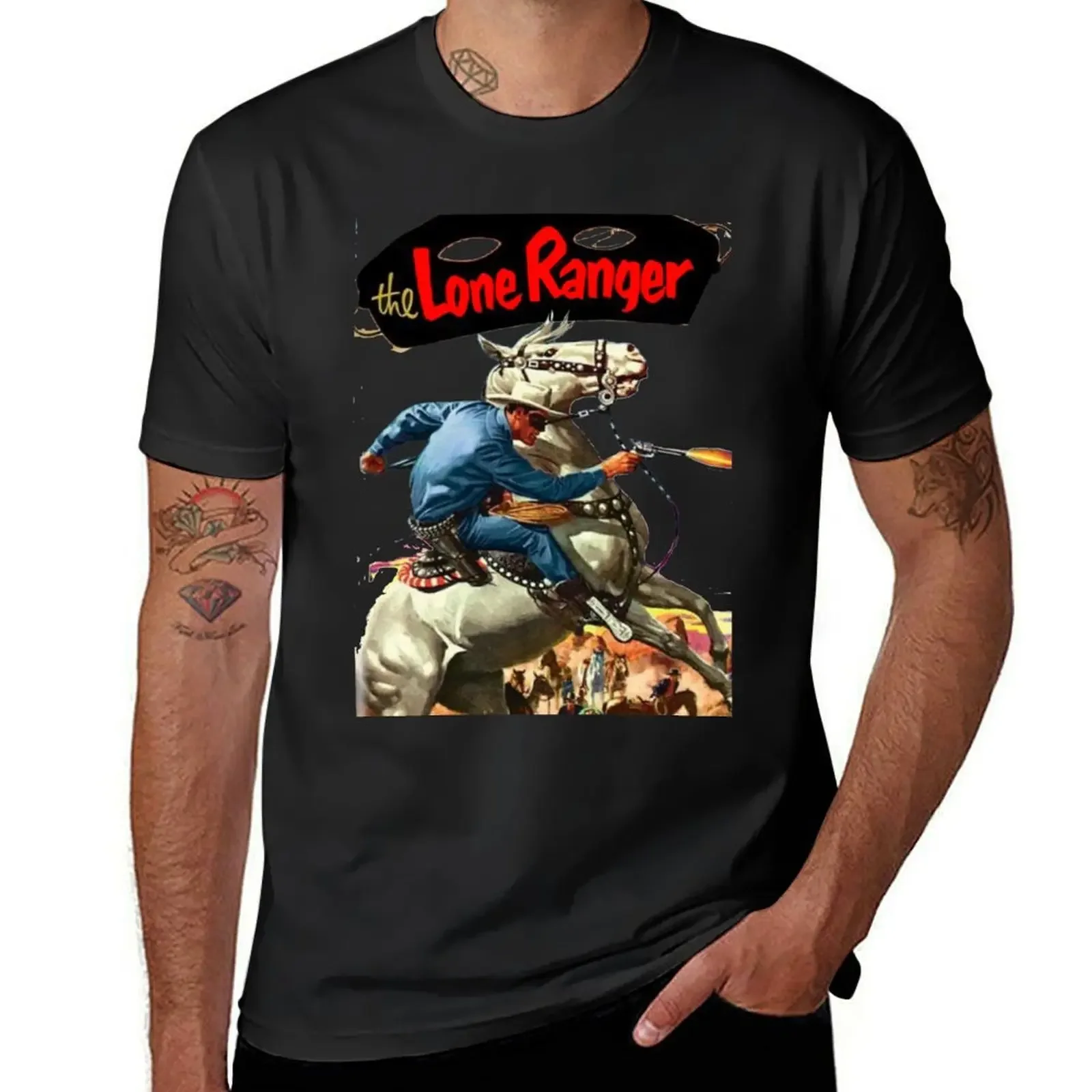 

Lone Ranger T-Shirt hippie clothes graphic shirts luxury clothes men