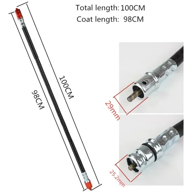 1pc Mower soft shaft assembly,brush cutter/grass cutter hedge trimming soft shaft core,backpack-type soft shaft hose fittings.