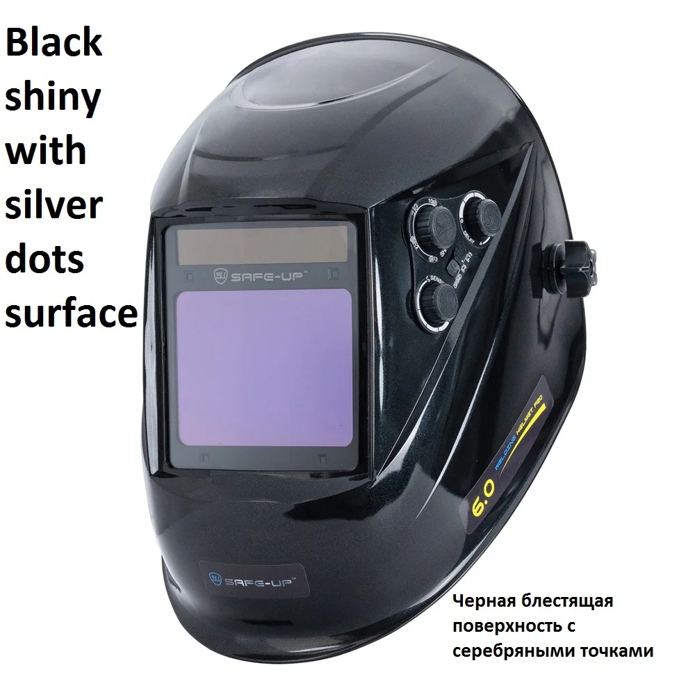 SAFEUP 100*97 MM Viewing Size MIG MAG TIG TRUE Color 4 Sensors Solar Cell Powered Auto Darkening Welding Helmet Mask