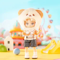 In stock PEETSOON Garden Party Series Ob11 1/12 Bjd  16cm Cute Action Anime Figures Kawaii  Toys figure Dolls Gift Toys