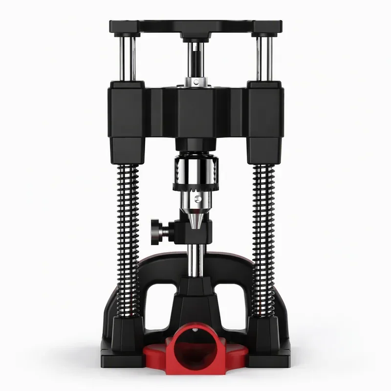 Aluminum Alloy Drill Stand Wood Metal 1-10mm Multi Angle Drilling Guide With Scale Precision Boring Jig Tool