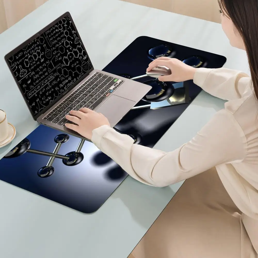 Chemistry Science Fashion Mouse Pad Large Anime Desk Mat Luxury Desktop Cartoon Gaming Gamer Keyboard Office Computer Cushion