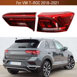 Car Rear Bumper Brake Stop Reverse Turn Signal Lamp For Volkswagen VW T-ROC TROC 2018 2019 2020 2021 Taillamp TailLight