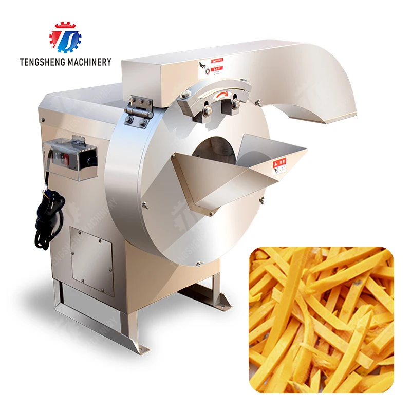 Automatic Industrial Vegetable Cutting Machine For Potato Sweet Potato Taro Turnip Food Slicer Dicer Chips Fries Cutting Machine