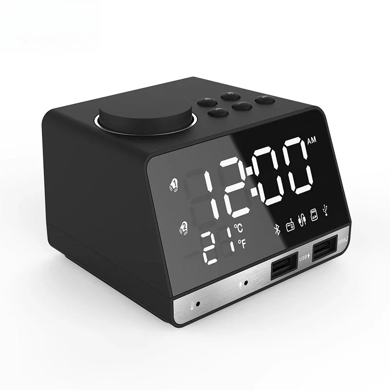 K11 bedroom music alarm clock bluetooth speaker home multi-function integrated radio small stereo
