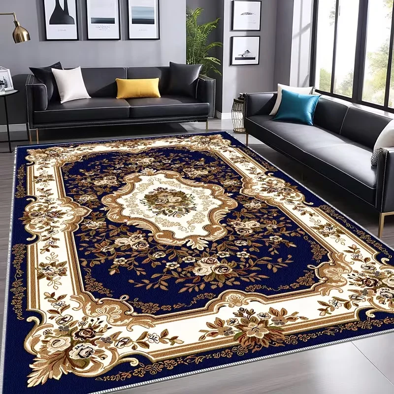 Barock-Stil Teppichboden Leichtgewichtig Geeignet für Schlafzimmer Wohnzimmer Esszimmer Arbeitszimmer Flur und Raumdekoration