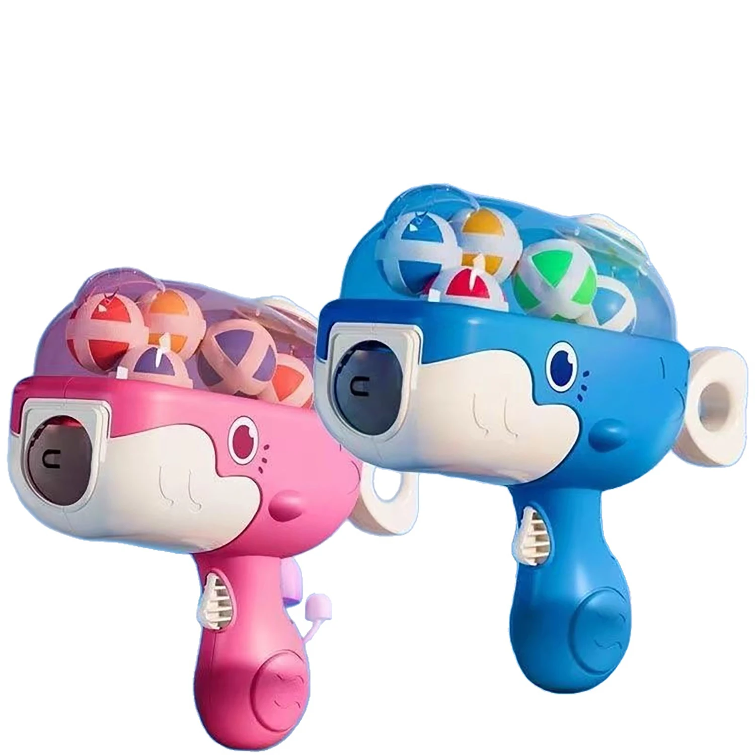 Kinderwalvisbalpistool Familie interactieve puzzel en stressverlichtingsspeelgoed voor verjaardagscadeaus voor jongens en meisjes