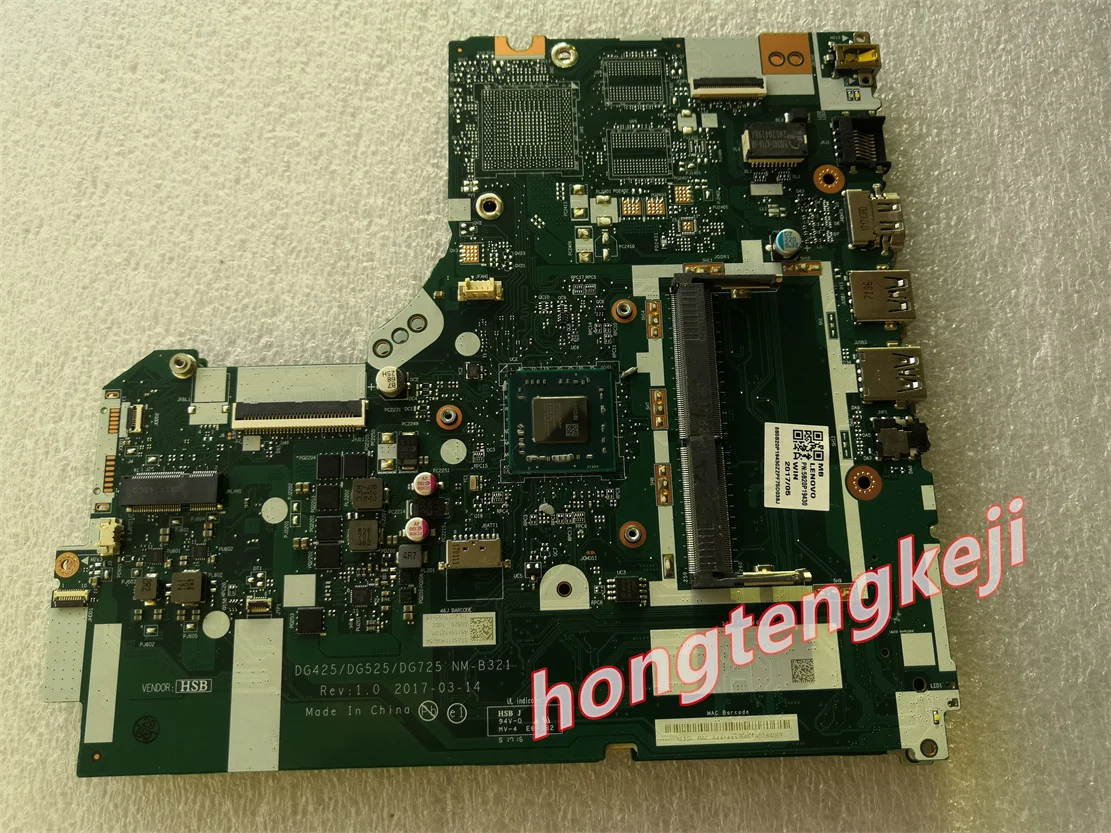 Original 5B20P19443 5B20P19430 For Lenovo Ideapad 320-15AST Laptop Motherboard DG425/DG525/DG725 NM-B321 With A9-9420U