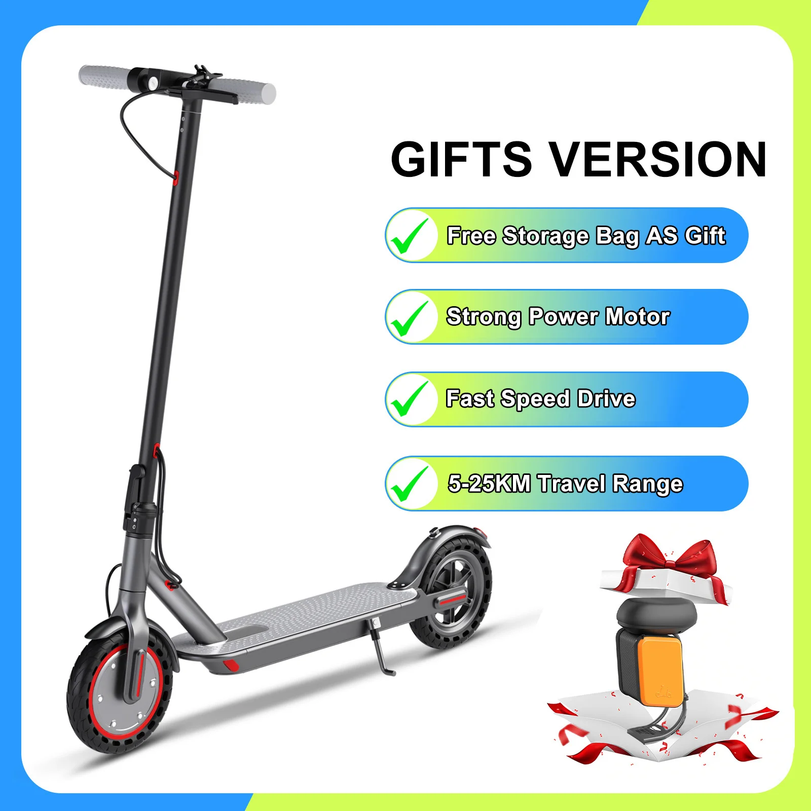 2026 NEUER AOVOPRO Tragbarer Elektroroller 36V/48V Hochkapazitätsbatterie Erwachsenen- und Kinder-Elektroroller 5/25/35/50KM Ultra-Lange Reichweite E-Scooter Geeignet für Alle Terrains