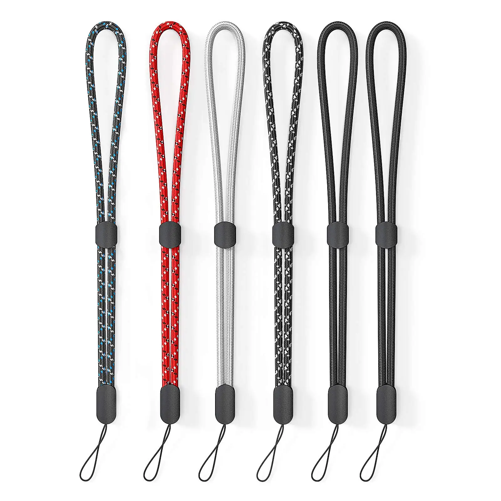 Hand Wrist Strap Lanyard, 6 Pack Adjustable Colorful Nylon H