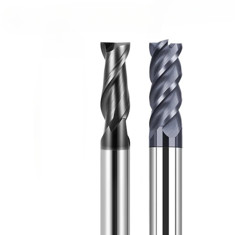 

Cnc Carbide End Mill Tungsten Steel Cutter Milling Machine Tools 2/4 Flute Mill Seat Face 1-12mm Shank Good Quality HRC55 HRC58