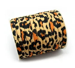 Cavo in lycra da 5mm, cordino in lycra leopardato leggero, strisce elastiche in Lycra cucite, costumi da bagno e bikini, creazione di gioielli