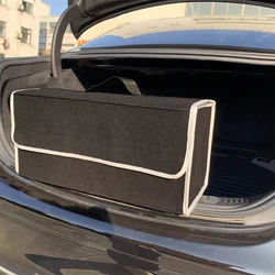 Car trunk folding storage box felt folding storage box debris sorting box black