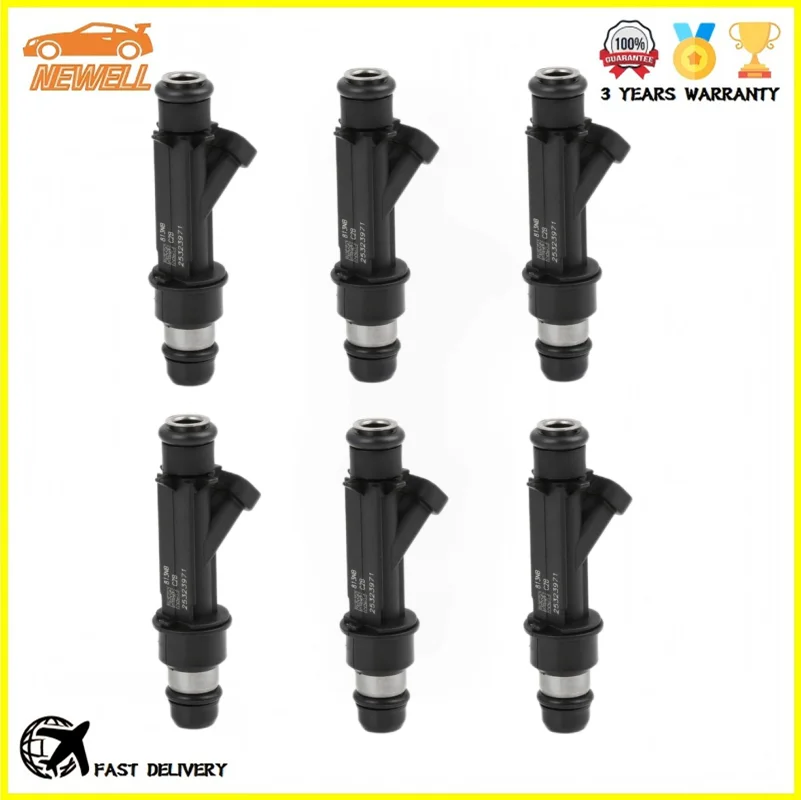 

6 шт. 25323971 топливная форсунка для Chevrolet Impala/Venture 3.4L 2000-2005, высококачественная форсунка двигателя, автозапчасти