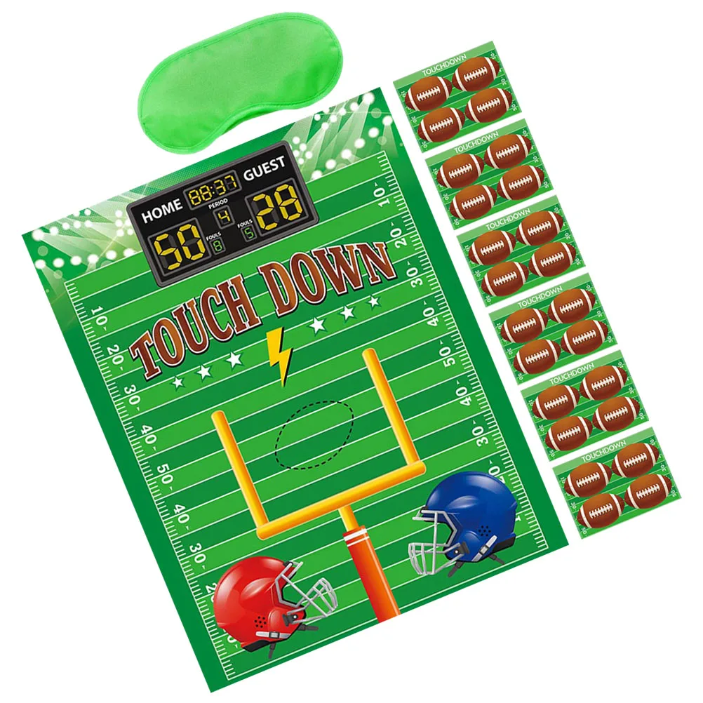 

Setting Props Rugby Poster Game Child Pvc Football Party Banners Decorations