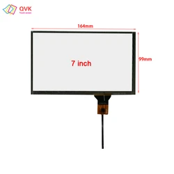 QVK New 7 inch DVDCS-CTP70159-A 6pin capacitive touch screen panel digitizer 165*100mm JY-GT911 164*99mm 164*100mm